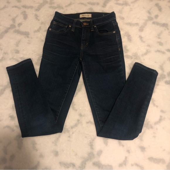 MADEWELL 9 HIGH RISER SKINNY SKINNY DENIM JEANS SIZE(23) - Picture 5 of 15